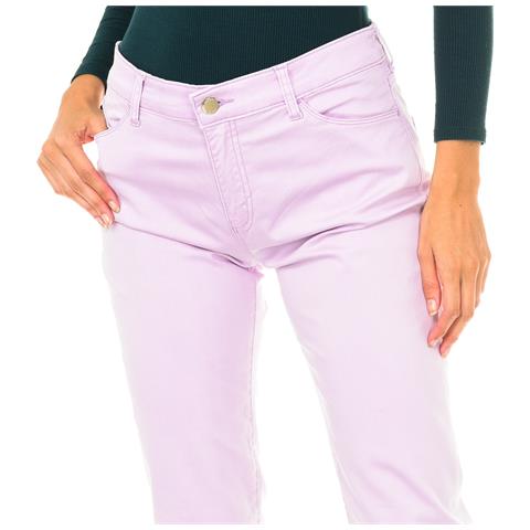 Pantalone Lungo In Tessuto Elasticizzato 3y5j18-5nxxz Donna - Foto 2