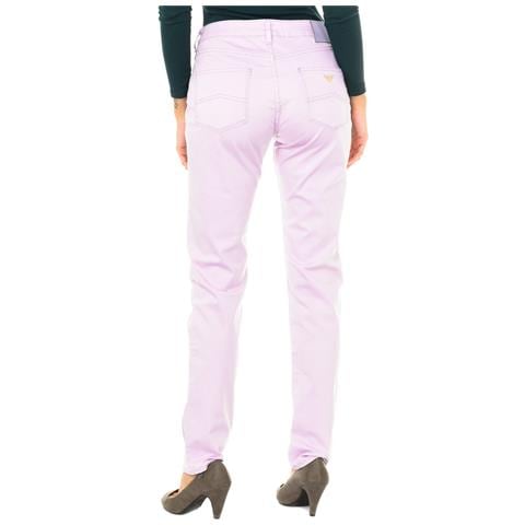 Pantalone Lungo In Tessuto Elasticizzato 3y5j18-5nxxz Donna - Foto 3