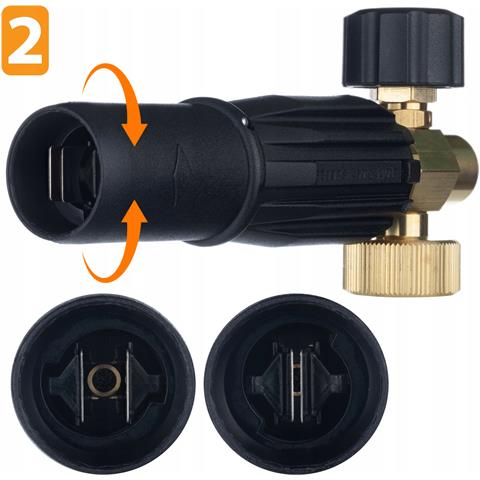 Pistola Schiumogena S0401 1000ml Per Idropulitrice G1/4f, Ugello 1,23mm | Compatibile Con Lavor - Alta Qualità, Regolazione Schiuma - Foto 8