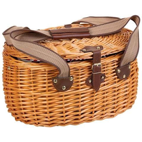 Cestino Pic-nic Marrone 40x28x22h - Foto 2