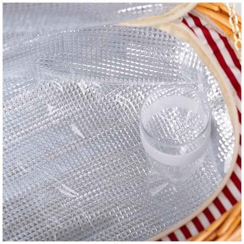 Cestino Pic-nic Marrone 40x28x22h - Foto 8