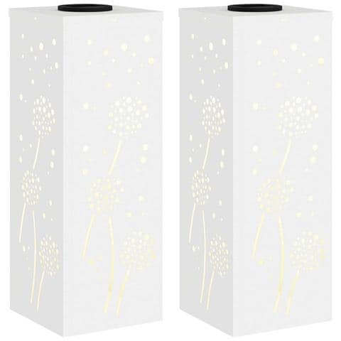 Faro LED solare per sentieri 2 pcs Bianco - Foto 1