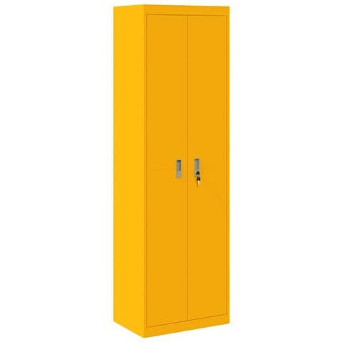 Armadio Giallo senape 60 x 40 x 200 cm Acciaio - Foto 1