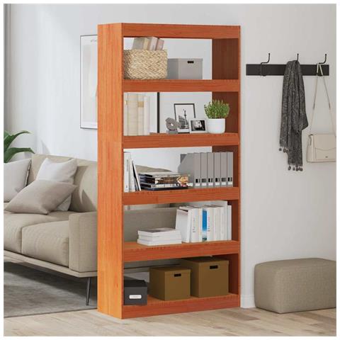 Armadio per Libri Marrone cerato 80 x 30 x 167,5 cm - Foto 2