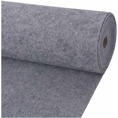 Tappeto Grigio 1,2 x 20 m Poliestere - Foto 1