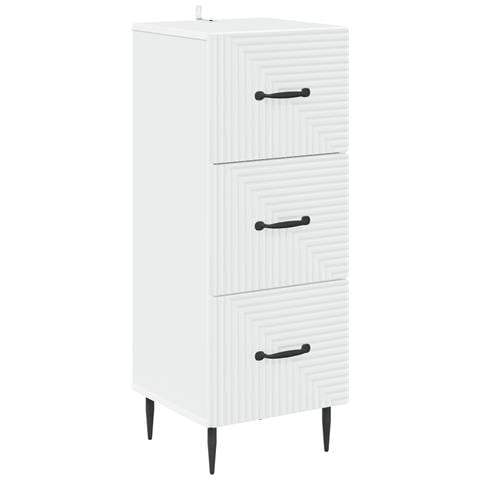 Mobile con Cassetti Bianco 33 x 34,5 x 89,5 cm - Foto 1