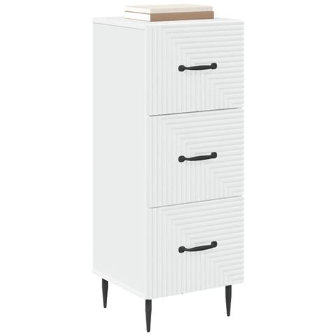 Mobile con Cassetti Bianco 33 x 34,5 x 89,5 cm - Foto 2