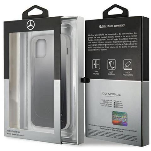 Mercedes Mehcp12sargbk Custodia Trasparente Line Per Iphone 12 Mini 5,4 Nera /nera - Foto 1