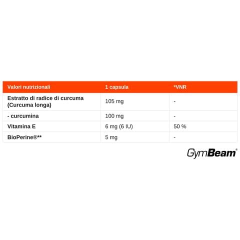Integratore Alimentare Curcumina + Vitamina E Estratto 50:1 - Foto 2