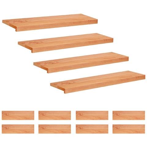 Tappeti per scale 12 pz 90 x 30 x 2 cm Vernice - Foto 1