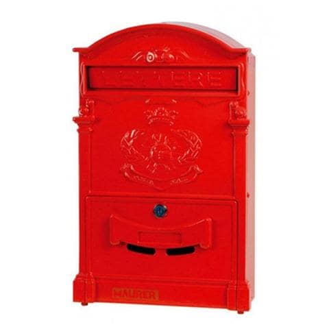 Cassetta per lettere rossa in alluminio verniciato - Foto 2