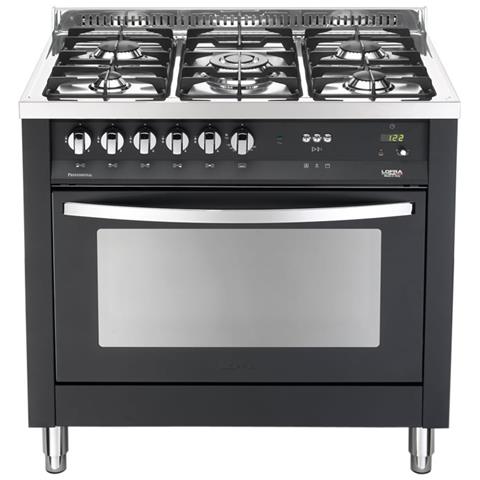 Lofra - Cucina Elettrica PNMG96MFT / C 5 Fuochi a Gas Forno Elettrico  Classe A Dimensioni 90 x 60 cm Colore Nero mat - ePRICE