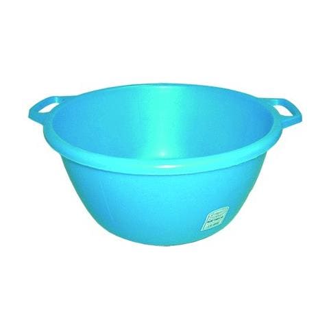 Bacinella tonda 22 Lt in polietilene bassa densita' colore azzurro perla - Foto 2
