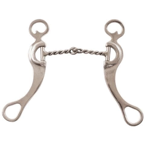 Morso western snodato in alluminio con imboccatura a torciglione - Foto 1
