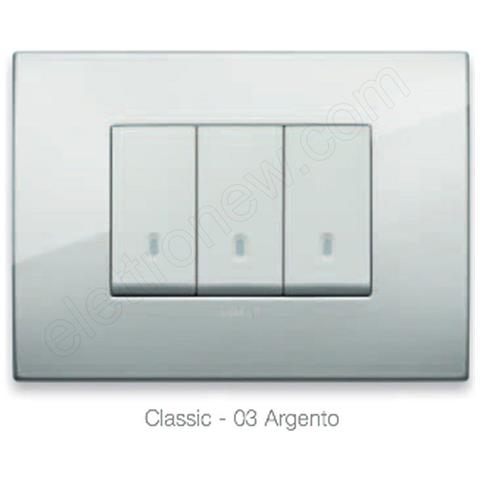 19653/03 - Placca Classic 3m Argento - Foto 5