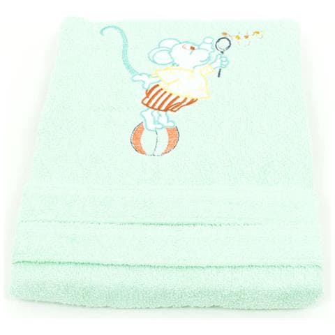 Accappatoio In Spugna Per Bambini Modello Kinder Ob Colore Verde 5-6anni Verde - Foto 2