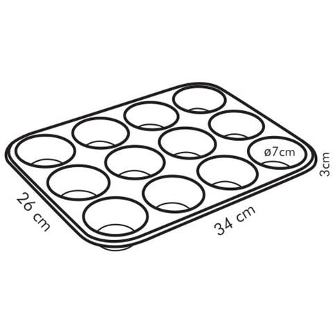 Stampo 12 Muffin Delicia - Foto 4