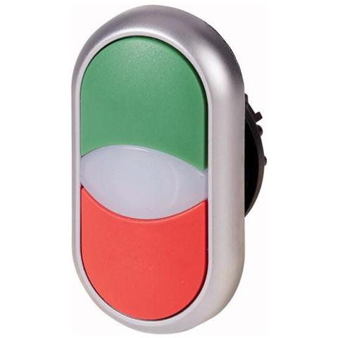 Pulsante Doppio Attuatore M22-ddl-gr Luminoso 216698 - Foto 1