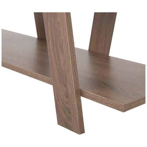 Libreria In Legno Scuro 5 Scomparti Escalante - Foto 19