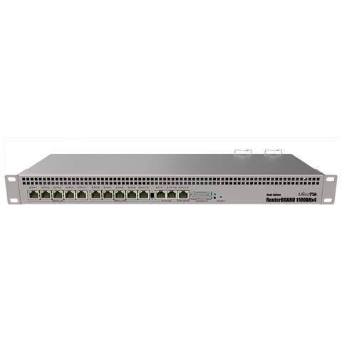 Mikrotik Rb1100ahx4 Dude Edition | Router | 13x Rj45 1000 Mbps, 1x Microsd, 2x Sata, 2x M.2, Disco Da 60 Gb Incluso - Foto 6