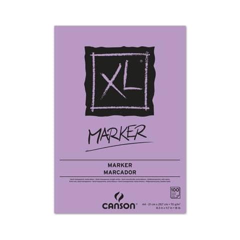 Blocco Collato Lato Corto Xl Marker Bianco 70 G / m² 100 Fogli A4 C200297236 - Foto 1