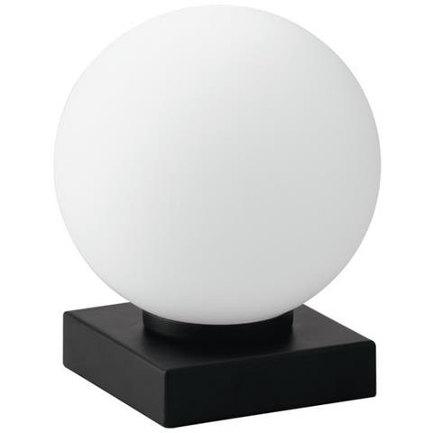 Lampada Da Tavolo Globe, Nero, Opale, E14 - Foto 1