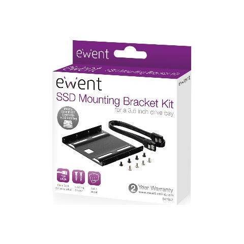 Bracket Hdd / ssd 2.5"" To 3.5"", Incl. Sata Cable, Retail Package 2.5"" To 3.5"" Ssd / hdd Kit+cable (ew7007)  - Foto 3