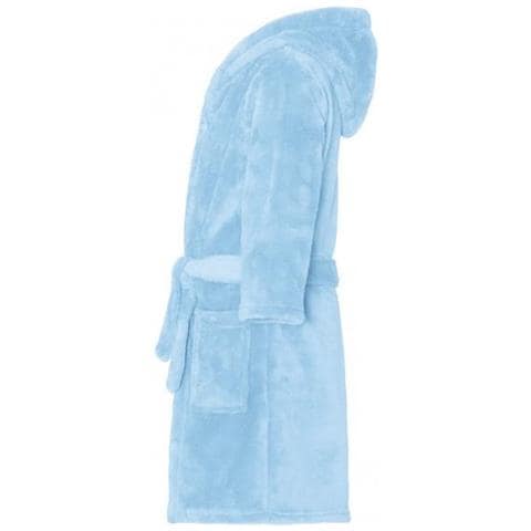 Accappatoio Junior Poliestere Azzurro Taglia 170/176 - Foto 3