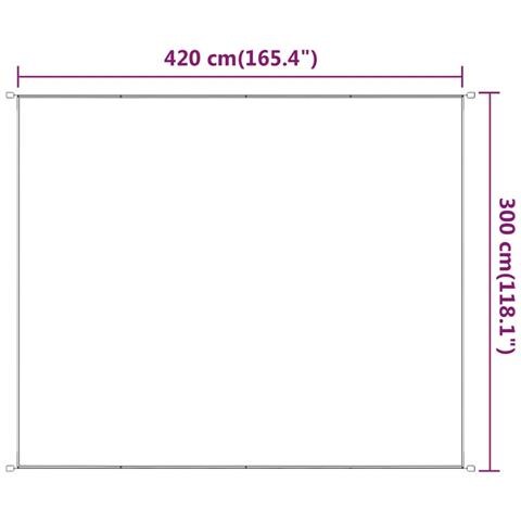 Paravento Verticale Verde Chiaro 300x420 Cm In Tessuto Oxford - Foto 5