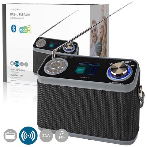 Radio Stereo Dab+ Fm Portatile 15 Ore Bluetooth® Display Tft 24 Watt - Foto 1
