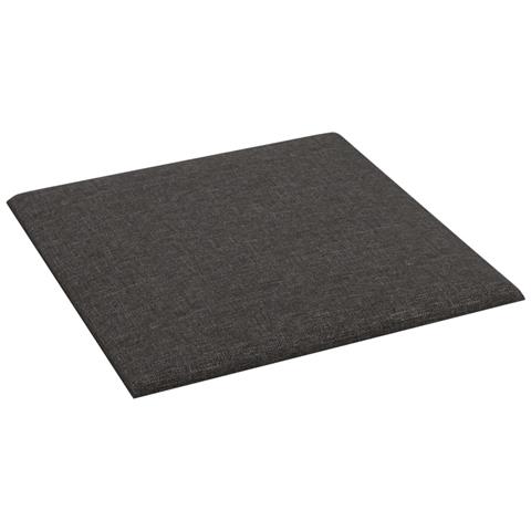 Pannelli Murali 12 Pz Grigio Scuro 30x30 Cm Tessuto 1,08 M - Foto 2