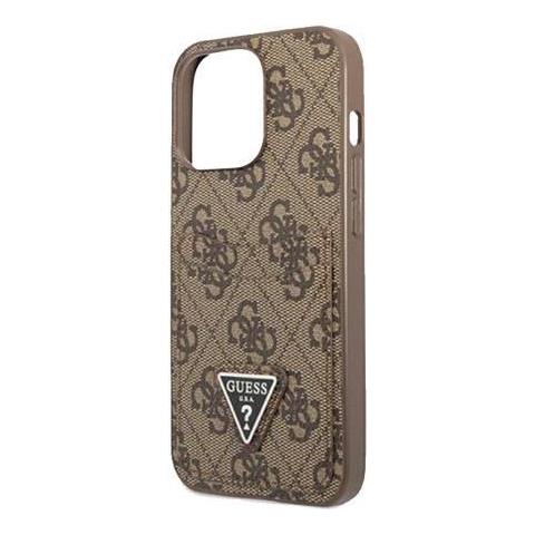 Hard Cover 4g Saffiano Double Card Brown, Fr Apple Iphone 13 Pro, Guhcp13lp4tpw (guhcp13lp4tpw) - Foto 1