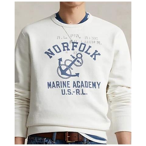 Felpa Polo Ralph Lauren Con Stampa Ancora Tg M - Foto 2