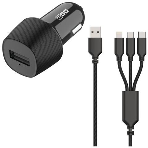 797258 Caricabatterie Per Dispositivi Mobili Nero Auto - Foto 1