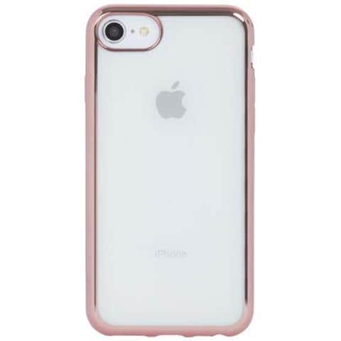 Cover Per Iphone 6/7/8/se20 Profilo In Metallo Dorato, Trasparente - Foto 1