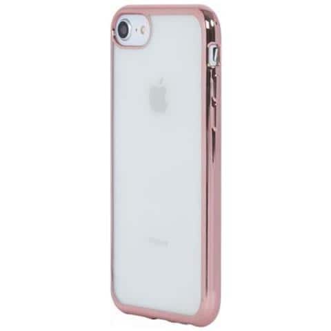 Cover Per Iphone 6/7/8/se20 Profilo In Metallo Dorato, Trasparente - Foto 2