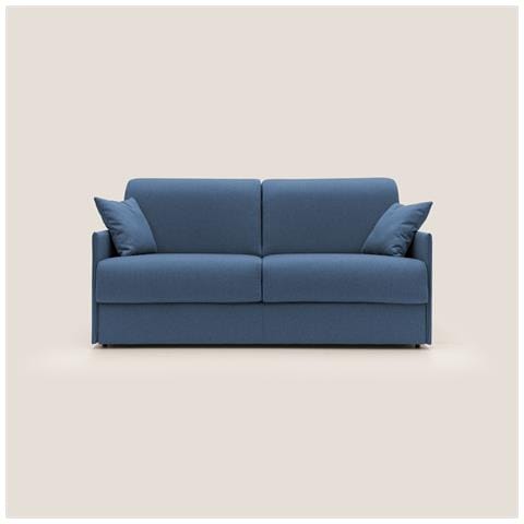 Evans Divano letto matrimoniale in tessuto impermeabile T13 189 cm (mat. 160x197) blu - Foto 3