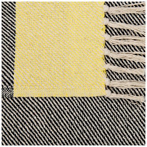 Coperta Lapu Cotone 125 X 150 Cm Senape - Foto 2