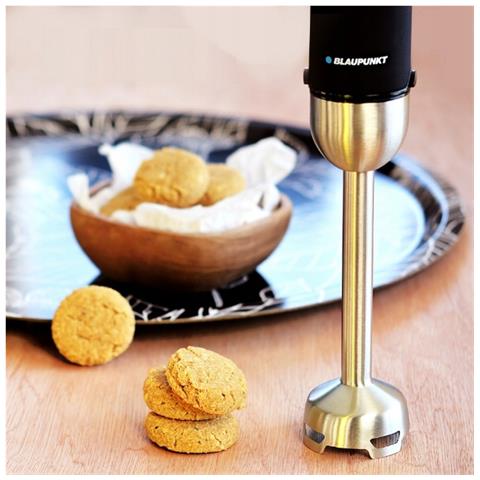 Frullatore ad Immersione HBD211 Potenza 1100 Watt Colore Nero, Stainless steel - Foto 2