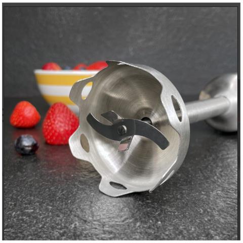 Frullatore ad Immersione HBD211 Potenza 1100 Watt Colore Nero, Stainless steel - Foto 4