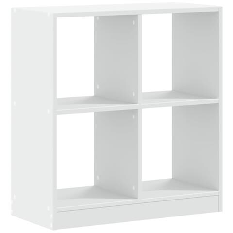 Libreria Bianca 68,5x32x75 Cm In Legno Multistrato - Foto 2