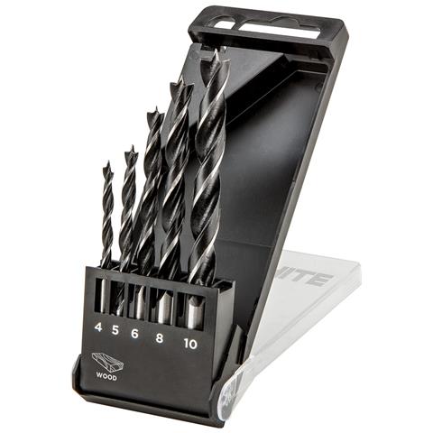 Punta Elicoidale Per Legno, 4,0 - 10 Mm, Set Da 5 - Foto 1