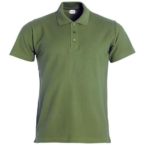 Basic Polo Verde Milita S - Foto 1