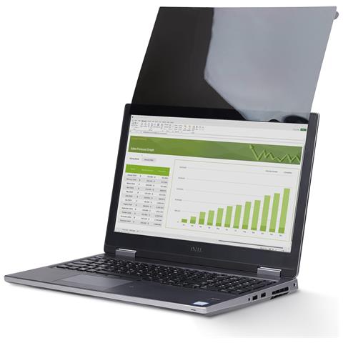 Filtro Privacy antiriflesso, schermo privacy touch screen da 12,5” 16:9, riduzione della luce blu, angolo di visione di + /- 30 gradi, Sollevabile - Foto 10