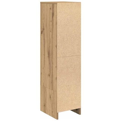 Credenza Alta Rovere Artigianale 29,5x34x119,5 cm in Truciolato - Foto 9