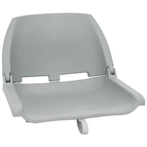 Set Sedile Da Barca Pieghevole 4pz Grigio - Foto 2