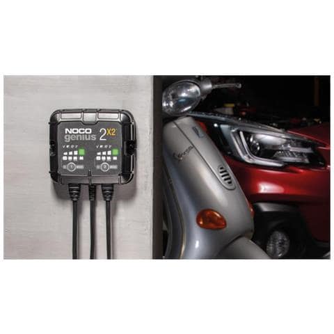 Caricabatterie E Mantenitore Di Carica Genius 6/12v 4a 2 Uscite - Foto 2