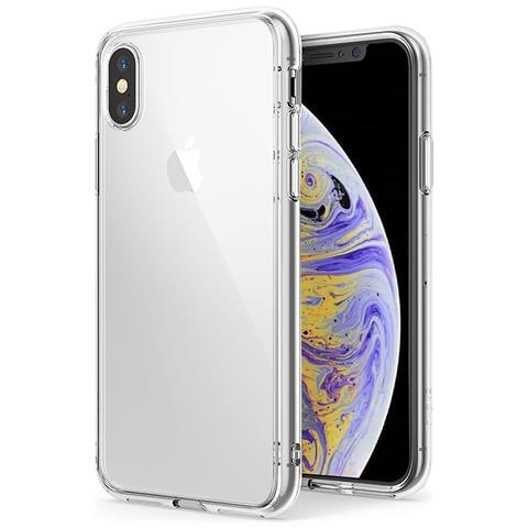 Dam Custodia In Gel Trasparente Per Iphone Xs Max 7x1x15 Cm. Colore Trasparente - Foto 1