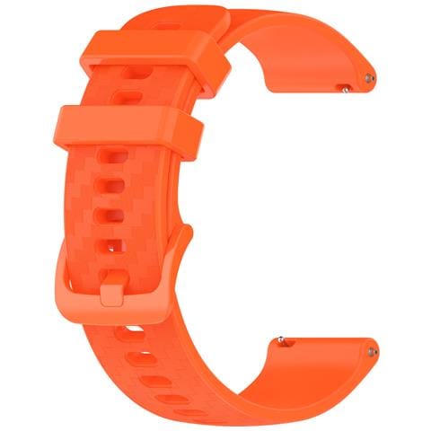 Cinturino Per Orologio In Silicone Per Garmin Vivoactive 4/3/venu Orange 20 Mm - Foto 2