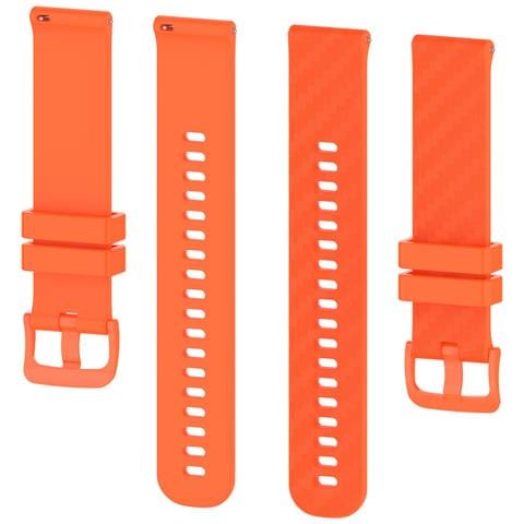 Cinturino Per Orologio In Silicone Per Garmin Vivoactive 4/3/venu Orange 20 Mm - Foto 4